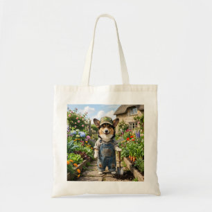 Bolsa Tote Jardineiro Corgi