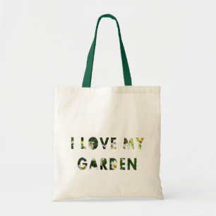 Bolsa Tote Jardineiro eu amo meu texto floral do jardim
