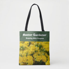 Bolsa Tote Jardineiro Mestre Crescendo Com Propósito Floral A