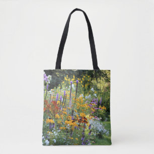 Bolsa Tote Jardins coloridos ao longo dos caminhos