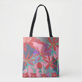 Bolsa Tote Jardins de Verão à Noite