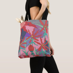 Bolsa Tote Jardins de Verão à Noite