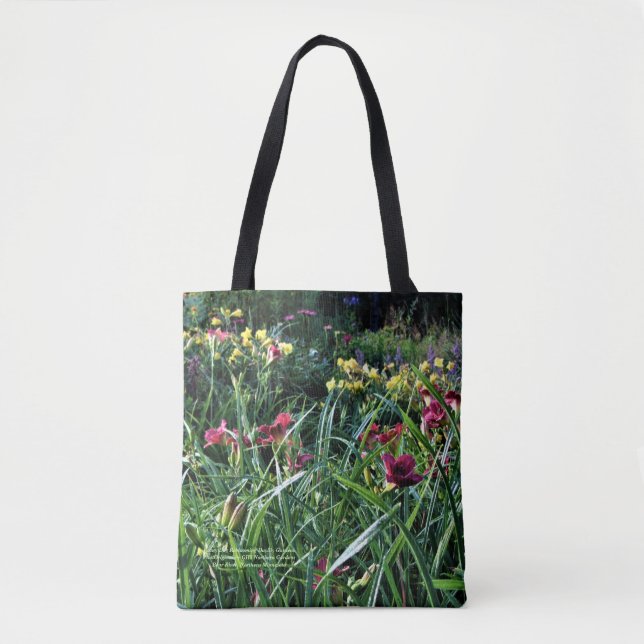 Bolsa Tote Jardins do hemerocallis de Reblooming do dia (Frente)