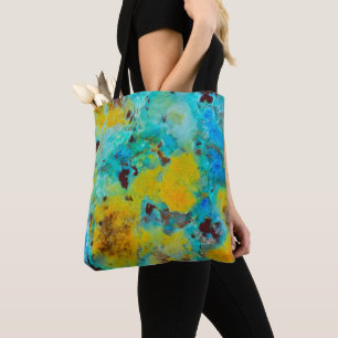 Bolsa Tote Jaspe Crisocola Azul