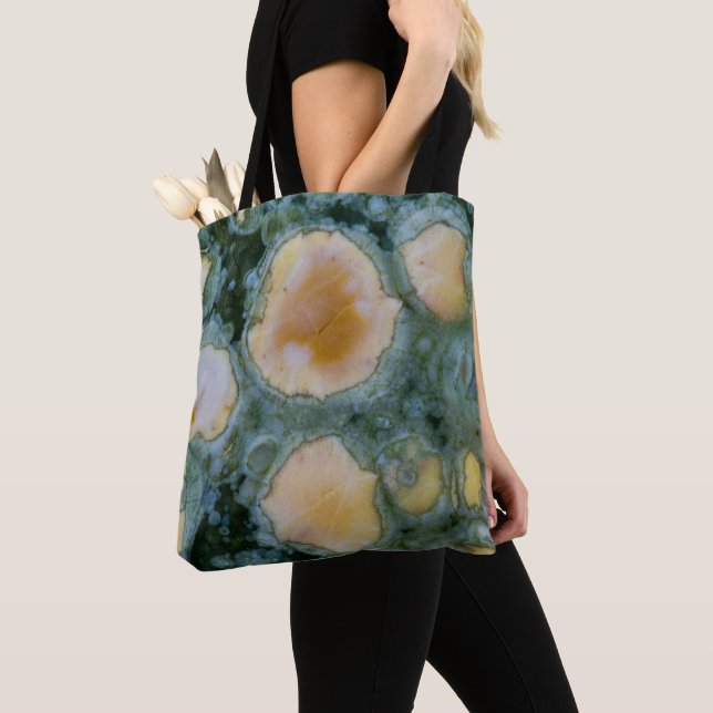 Bolsa Tote Jasper Oceano Manchado (Close Up)