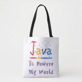Bolsa Tote Java Powers meu mundo