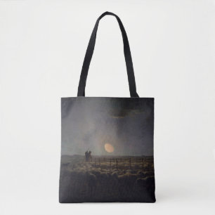 Bolsa Tote Jean-Francois Millet - Orelha, Lua 1860