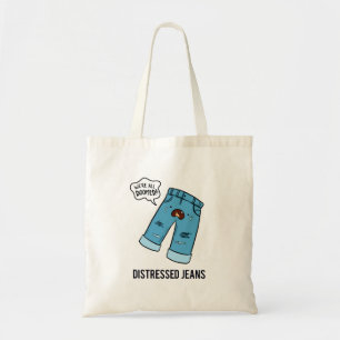 Bolsa Tote Jeans com Distância Cartucho de Tote