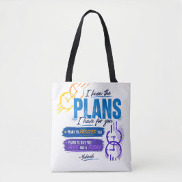 Bolsa Tote Jeremias 29:11 Esperança. Propósito. Promessa.