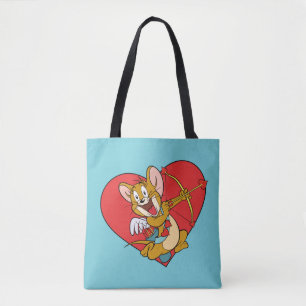 Bolsa Tote Jerry Mouse Vestido como Namorados Cupido