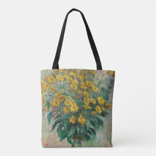 Bolsa Tote Jerusalém Artichoke Flowers de Claude Monet