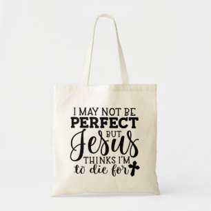 Bolsa Tote Jesus acha que vou morrer por Saco de Tote Cristã