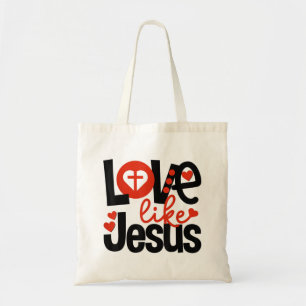 Bolsa Tote Jesus ama  Amor Como Jesus