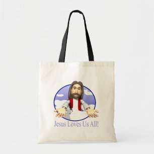 Bolsa Tote Jesus ama-nos todos