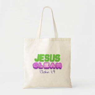 Bolsa Tote Jesus Clean perdoou design cristão bonitinho