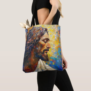 Bolsa Tote Jesus Cristianismo Neo-Impressionismo