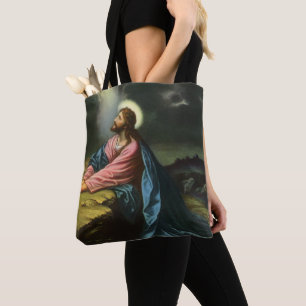 Bolsa Tote Jesus Cristo Antigo Orando, Jardim do Getsêmani