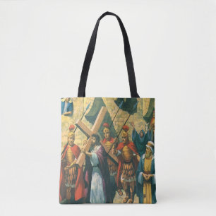 Bolsa Tote Jesus Cristo Carregando a cruz para sua crucificaç