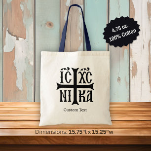 Bolsa Tote Jesus Cristo Conquista Emblem
