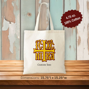 Bolsa Tote Jesus Cristo Conquista Emblem