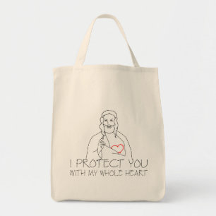 Bolsa Tote Jesus Cristo - Eu te protejo