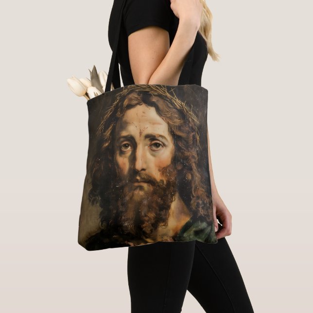 Bolsa Tote Jesus Cristo Religioso  (Close Up)