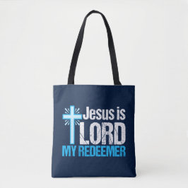 Bolsa Tote Jesus é Lorde Meu Reitor Igreja da Cruz Cristã