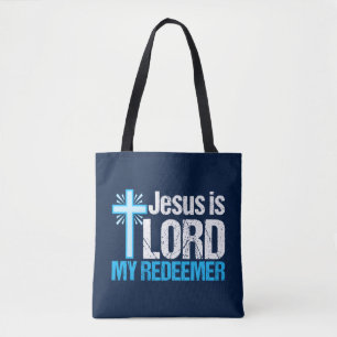Bolsa Tote Jesus é Lorde Meu Reitor Igreja da Cruz Cristã