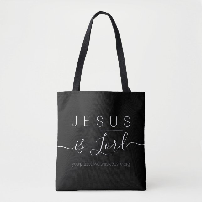 Bolsa Tote Jesus é o Senhor (Frente)