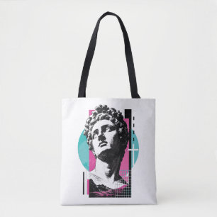 Bolsa Tote Jesus Grego Retro Brutalista Colossenses 2:3