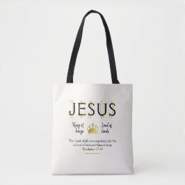 Bolsa Tote JESUS King of kings Christian