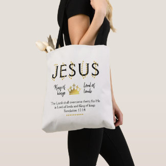 Bolsa Tote JESUS King of kings Christian