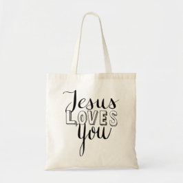 Bolsa Tote Jesus Loves You tote