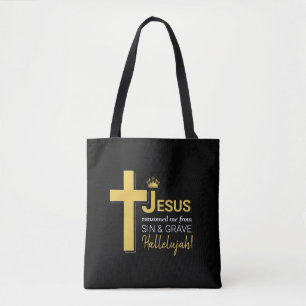 Bolsa Tote JESUS ME RANSOMOU Christian