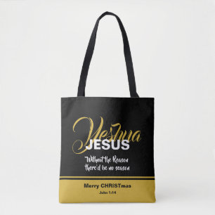 Bolsa Tote JESUS RAASON SEASON Christmas