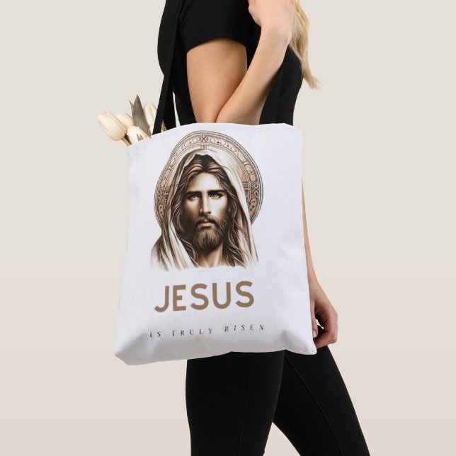 Bolsa Tote Jesus ressuscitou verdadeiramente! (Close Up)