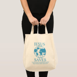 Bolsa Tote Jesus Salva Gráfico 90