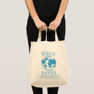 Bolsa Tote Jesus Salva Gráfico 90