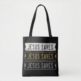 Bolsa Tote Jesus Saves