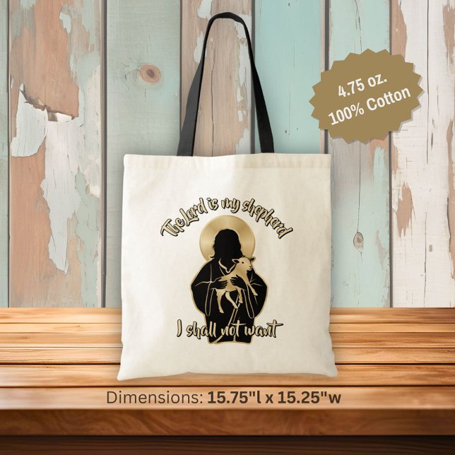 Bolsa Tote Jesus Shepherd (Criador carregado)