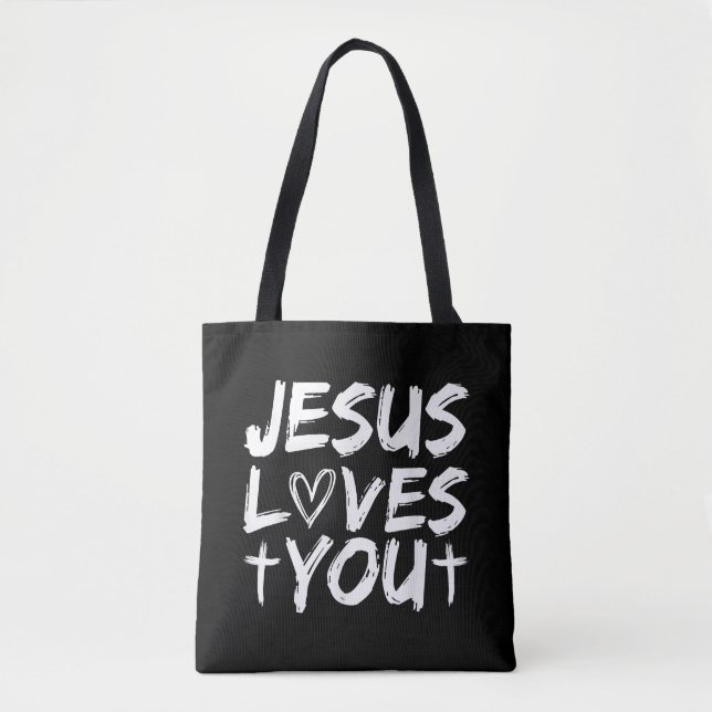 Bolsa Tote Jesus te ama (Frente)