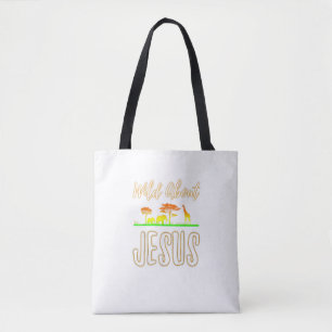 Bolsa Tote Jesus Vbs Men Mulheres Crianças Selvagens Sobre Je