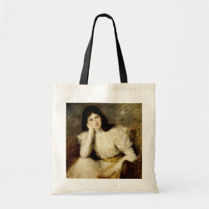 Bolsa Tote Jeune File Reveuse, Retrato de Berthi Capel