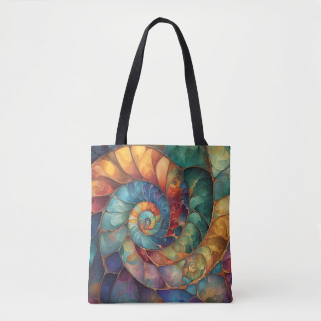 Bolsa Tote Jewel Spiral Shell (Frente)