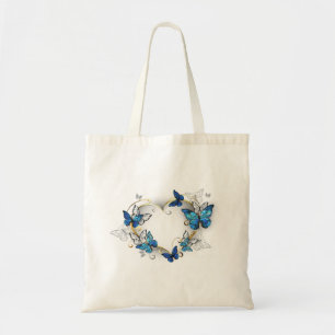 Bolsa Tote Jewelry Heart with Butterflies Morpho