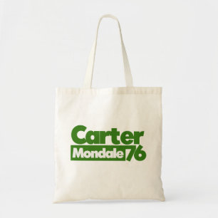 Bolsa Tote Jimmy Carter 76 Carter Mondale retro Politics