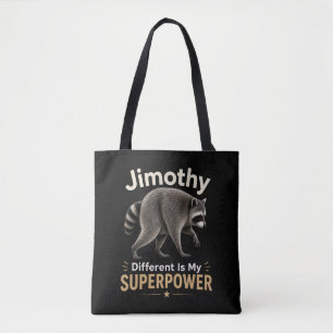 Bolsa Tote Jimothy diferente é meu superpoder