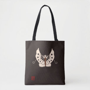 Bolsa Tote Jinbaori-Kurotorigeagehachoumoyou