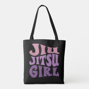 Bolsa Tote Jiu Jitsu Girl Martial Arts Engraçado Presente