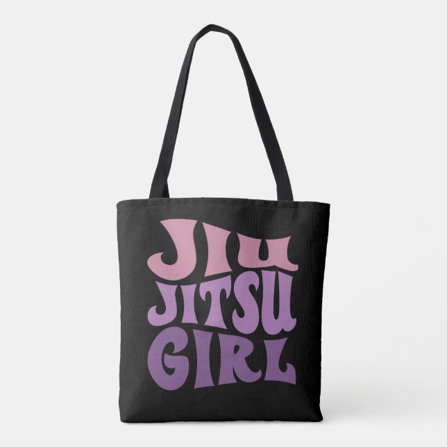 Bolsa Tote Jiu Jitsu Girl Martial Arts Engraçado Presente (Verso)